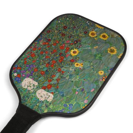 Farm Garden with Sunflowers by Gustav Klimt Pickleball Kit