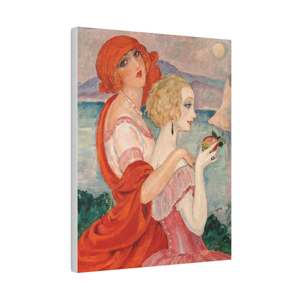 Sur la Route d’Anacapri – Art Deco Mediterranean Landscape by Gerda Wegener