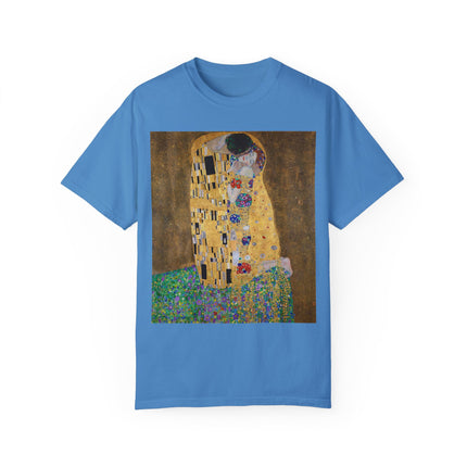 The Kiss by Gustav Klimt Unisex Garment-Dyed T-shirt