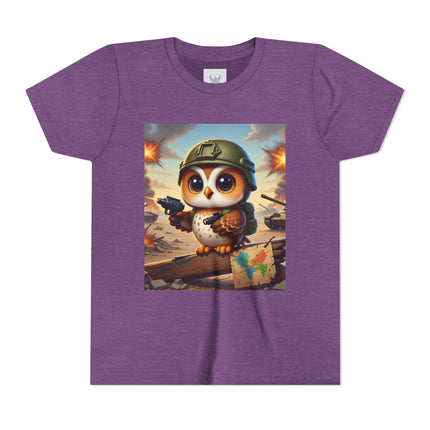 Owl on the Front Lines Youth Short Sleeve Tee