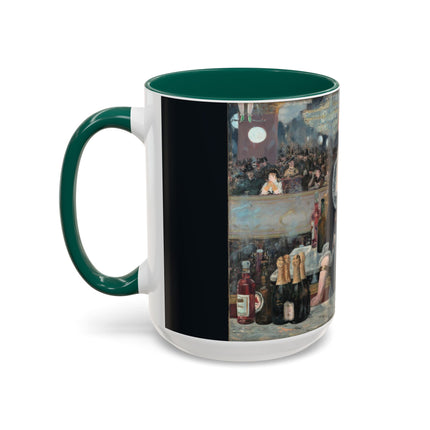 A Bar at the Folies-Bergère by Edouard Manet Colorful Mugs (11oz, 15oz)
