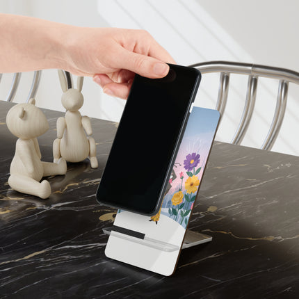 🐇🌹 The Lady With The White Rabbit Mobile Display Stand – Art Deco Winter Garden