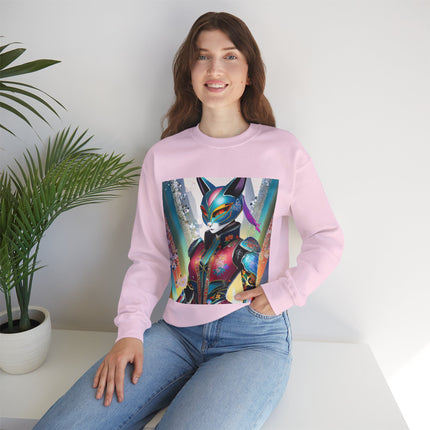 Cyberpunk Chic Unisex Heavy Blend™ Crewneck Sweatshirt