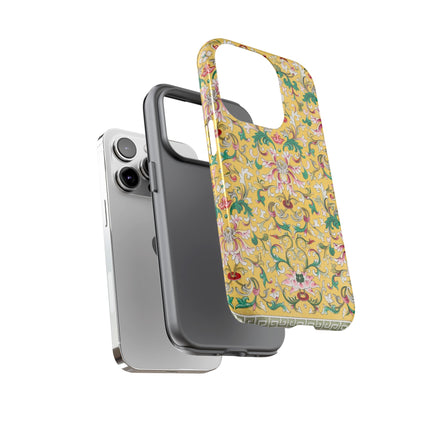 Yellow Botanical Pattern by Owen Jones Phone Cases