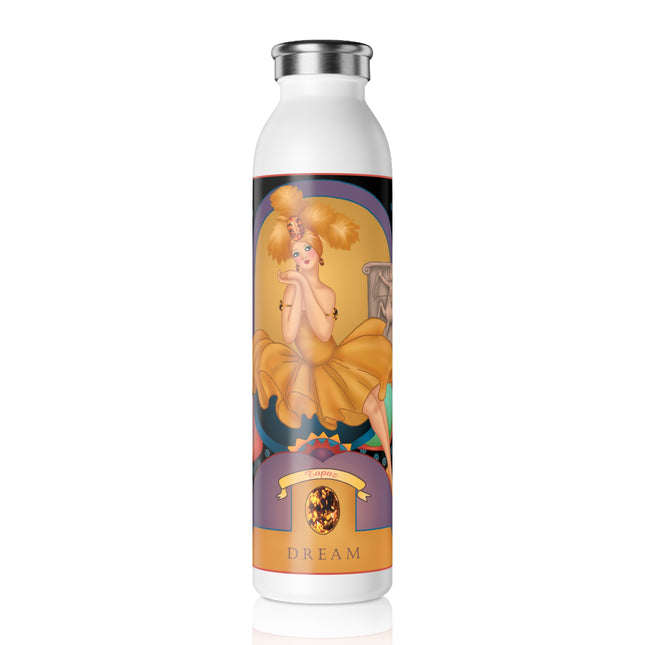 November & Topaz (from the Gem Series) by Sofia Chiostri Slim Water Bottle