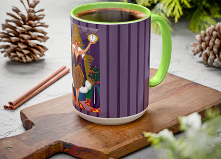 Countdown to Christmas Elegance Colorful Mugs (11oz, 15oz)
