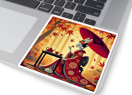 Theatrical Harvest Rabbit Kiss-Cut Stickers (4 Sizes)