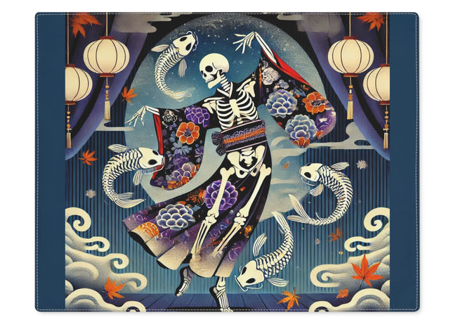 Skeleton Kabuki Performer Placemat, 1pc