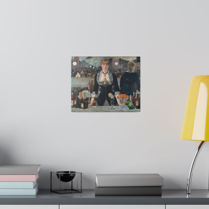 A Bar at the Folies-Bergère by Edouard Manet Matte Canvas, Stretched, 0.75"