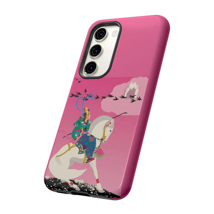 Samurai Princess on the White Steed Phone Case – Epic Grace & Mythic Power