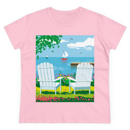 Tranquil Retreat Women's Midweight Cotton Tee