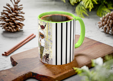 Wrapped in Elegance Colorful Mugs (11oz, 15oz)