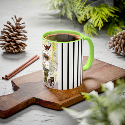 Wrapped in Elegance Colorful Mugs (11oz, 15oz)