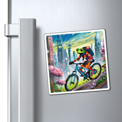 Cyberpunk Frog Magnets (3 Sizes)