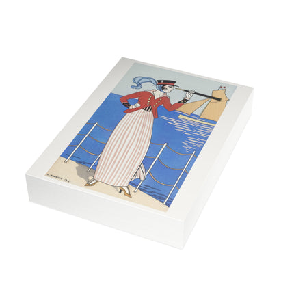 Costume de Yacht by George Barbier Postcards (Envelopes Included) – Bundles of 10, 30, or 50 Pieces