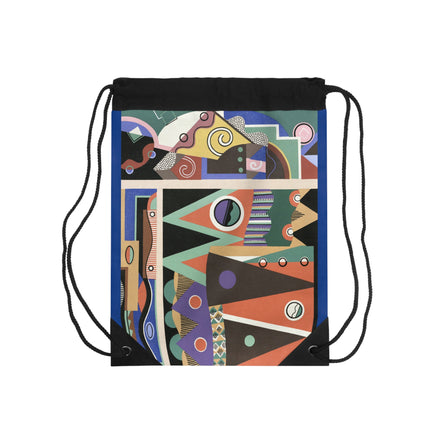 Collection decors et couleurs Pl.03 by Georges Valmiers Drawstring Bag