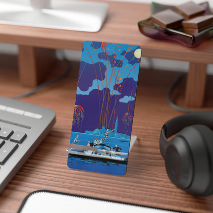 Fireworks in Venice by George Barbier Mobile Display Stand for Smartphones