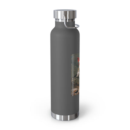 Napoleon Crossing the Alps by Jacques-Louis David Copper Vacuum Insulated Bottle, 22oz