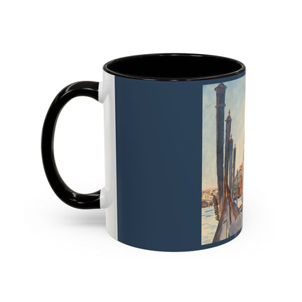 Gondola Moorings on the Grand Canal by John Singer Sargent Colorful Mugs (11oz, 15oz)