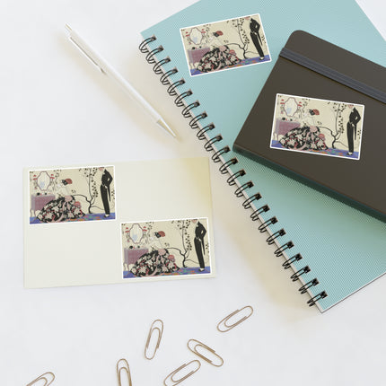 Le Grand Décolletage by George Barbier Sticker Sheets