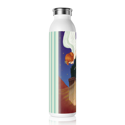The Christmas Angel Slim Water Bottle