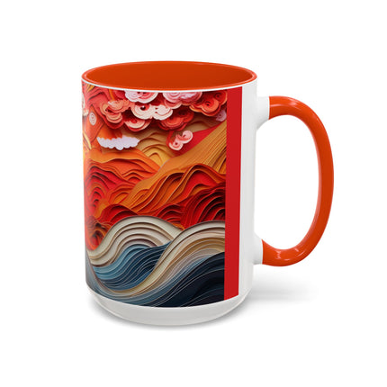 Vibrant Sunrise Sky Colorful Mugs (11oz, 15oz)