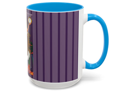 Countdown to Christmas Elegance Colorful Mugs (11oz, 15oz)