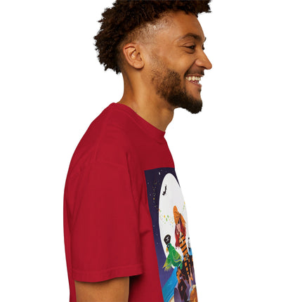 Moonlit Pirate Halloween Unisex Garment-Dyed T-shirt