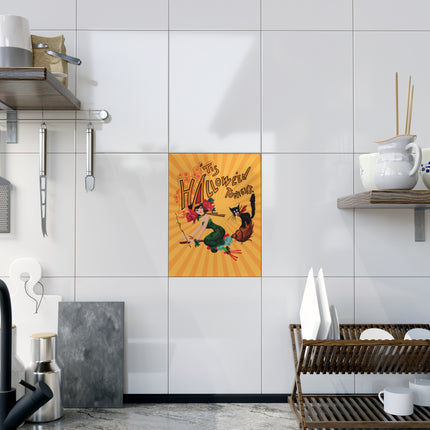 The Bewitching Ride Ceramic Tile