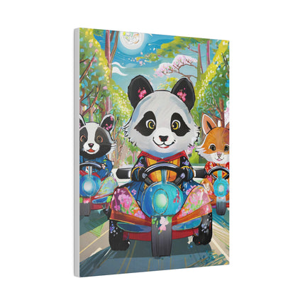 Bumper Car Bonanza Matte Canvas, Stretched, 0.75"