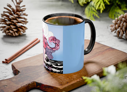 Goddess of the Swirling Sea Colorful Mugs (11oz, 15oz)