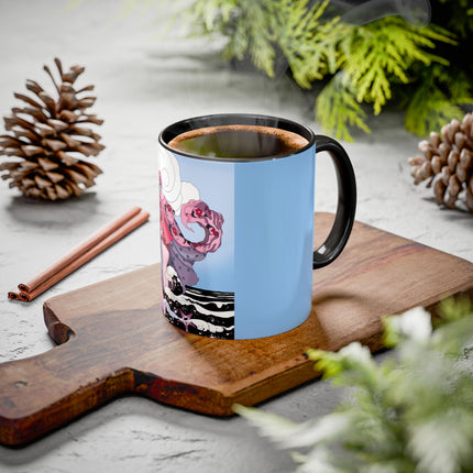 Goddess of the Swirling Sea Colorful Mugs (11oz, 15oz)