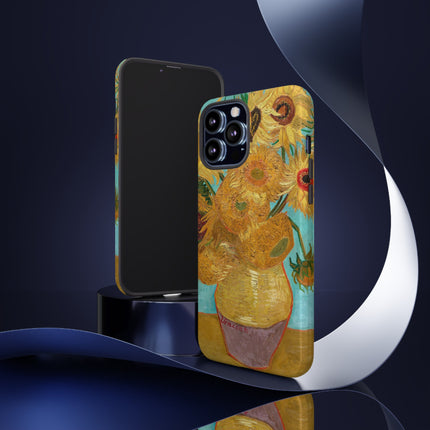 Vase with Twelve Sunflowers by Vincent Van Gogh Phone Cases
