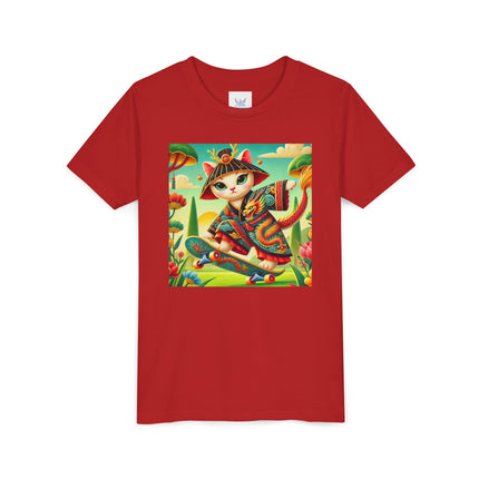 Dragon Dance on Wheels Youth Short Sleeve Tee