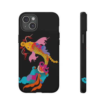 Golden Koi Phone Case – Lucky Swim & Vibrant Fortune