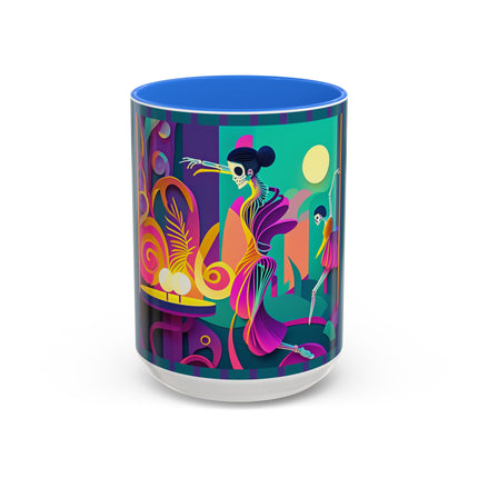 Dance of the Skeleton Ballerinas Colorful Mugs (11oz, 15oz)