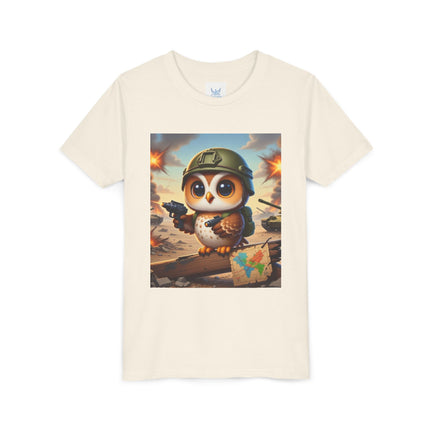 Owl on the Front Lines Youth Short Sleeve Tee
