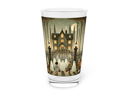 Ghostly Welcome – A Halloween Night Glass, 16oz
