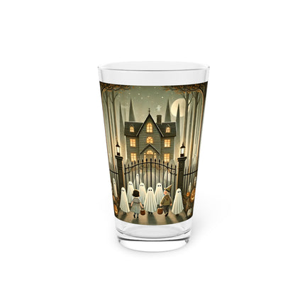 Ghostly Welcome – A Halloween Night Glass, 16oz
