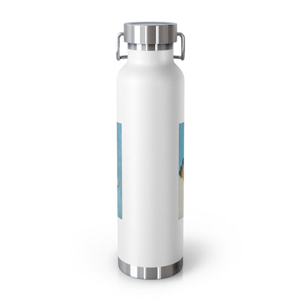 Reproduction of Ladies in Blue by Emile Gilliéron Copper Vacuum Insulated Bottle, 22oz