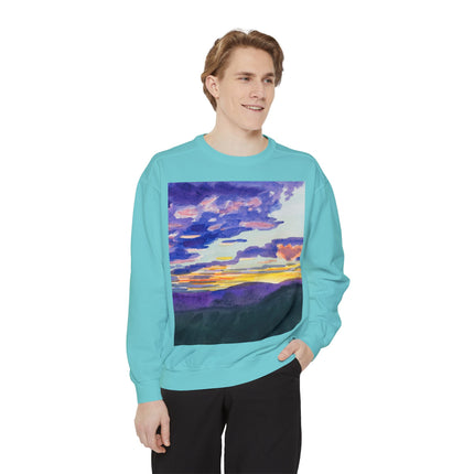 Naturstudie XII by Karl Wiener Garment-Dyed Sweatshirt