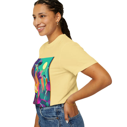 Dance of the Skeleton Ballerinas Unisex Garment-Dyed T-shirt