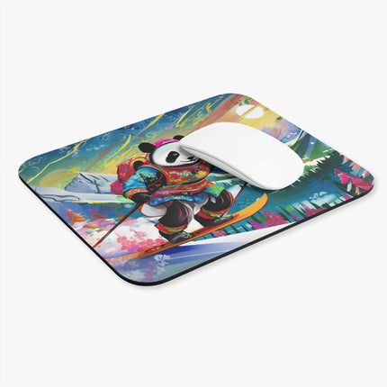 Cyberpunk Panda Mouse Pad, Rectangle