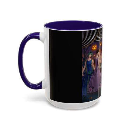 🏹🎃 Cupid's Arrow At Pumpkin Moon Manor Colorful Mug – Romantic Halloween Charm