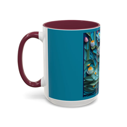 Ethereal Moonlit Lake Colorful Mugs (11oz, 15oz)
