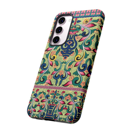 Colorful Flower Pattern by Owen Jones Phone Cases