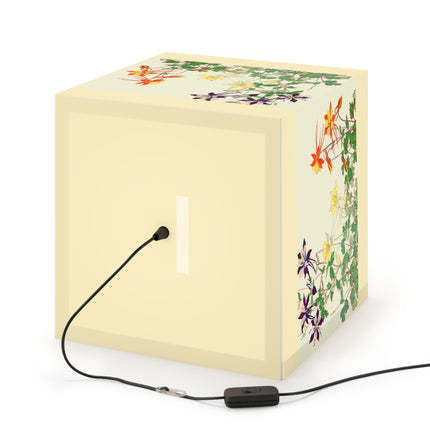 Aquilegia Flower by Tanigami Kônan Light Cube Lamp