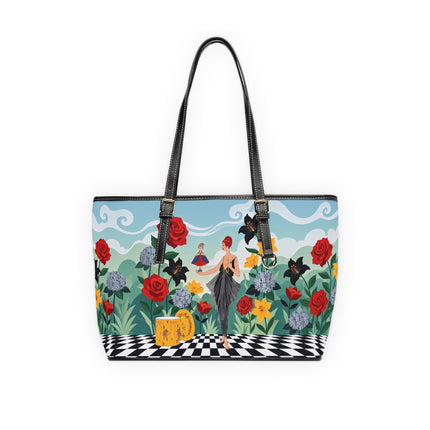 🌹🎭 The Lady Of The Little Dancer Shoulder Bag – Art Deco Floral Fantasy