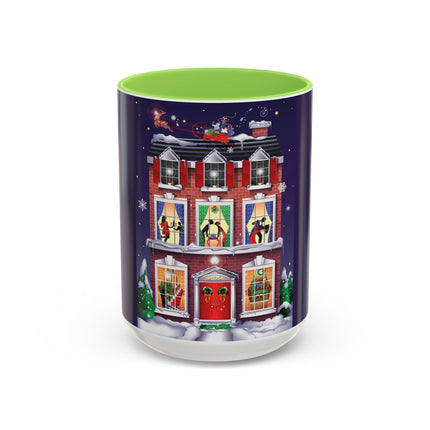 A Christmas Eve Celebration Colorful Mugs (11oz, 15oz)