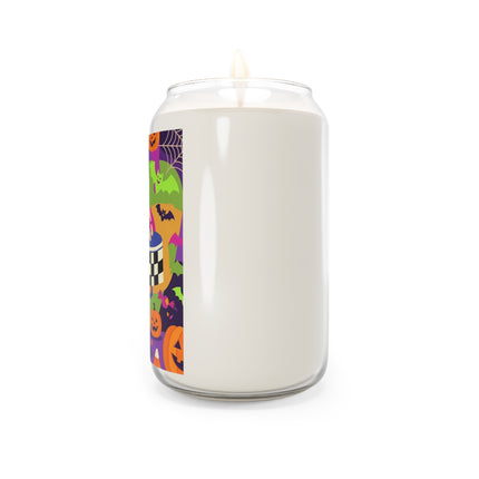 🍬🎃 The Lady Of Candy Corn Hollow Scented Soy Candle – Colorful Halloween Charm